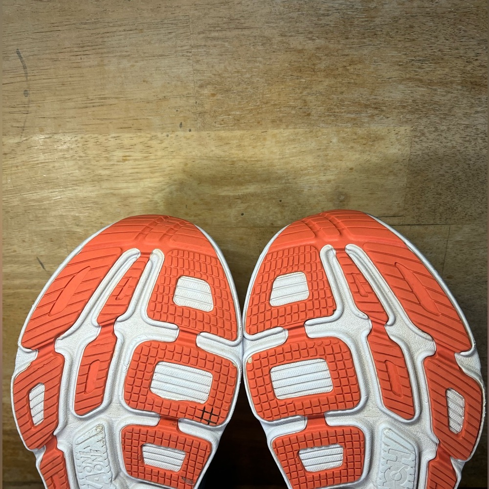 Hoka One One Bondi 7 REFLECTIVE Womens Size 8.5 Running Shoes Sneakers Blue Fog - Picture 10 of 12